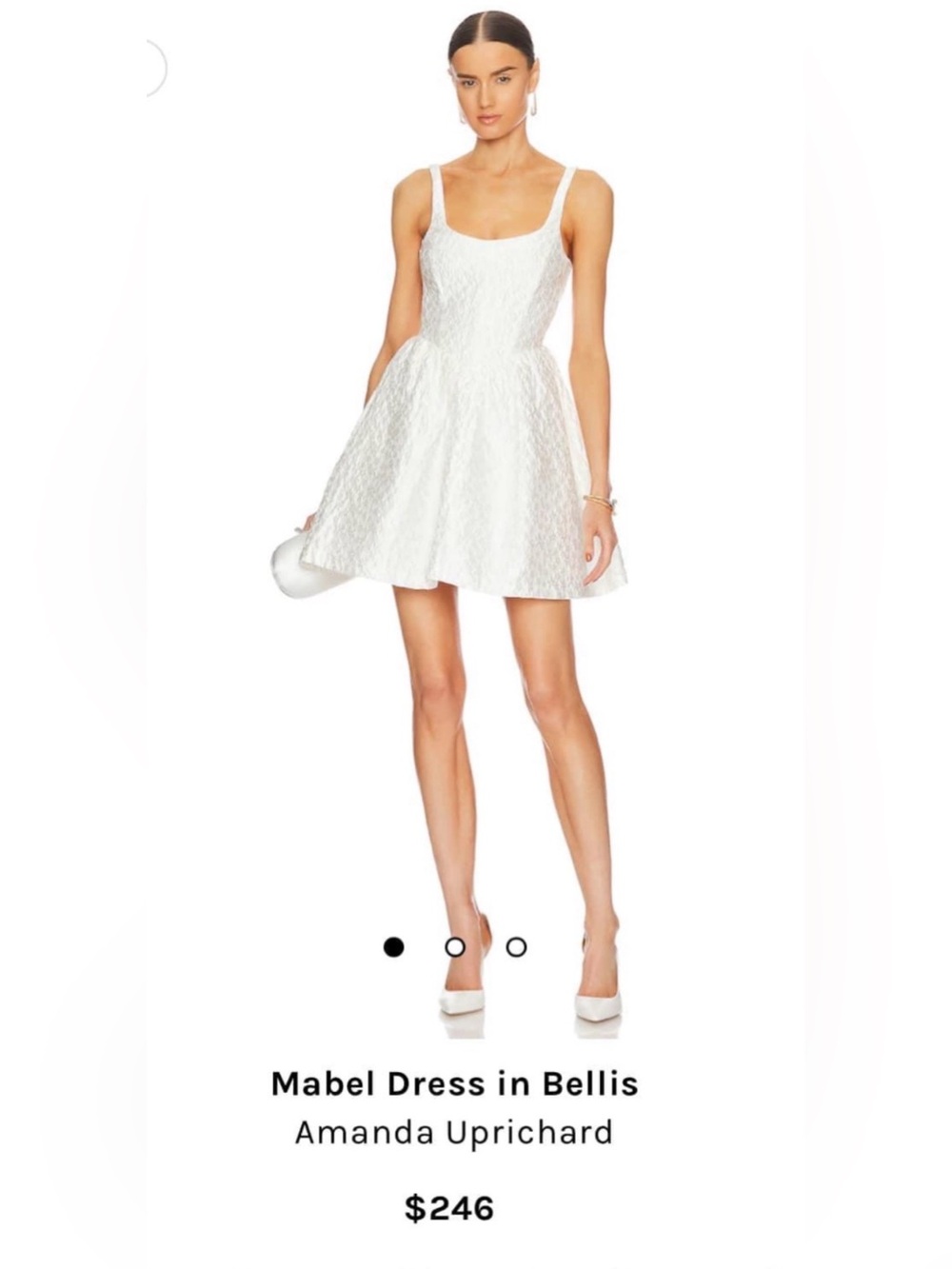Size small Amanda Uprichard Mabel Dress in Bellis